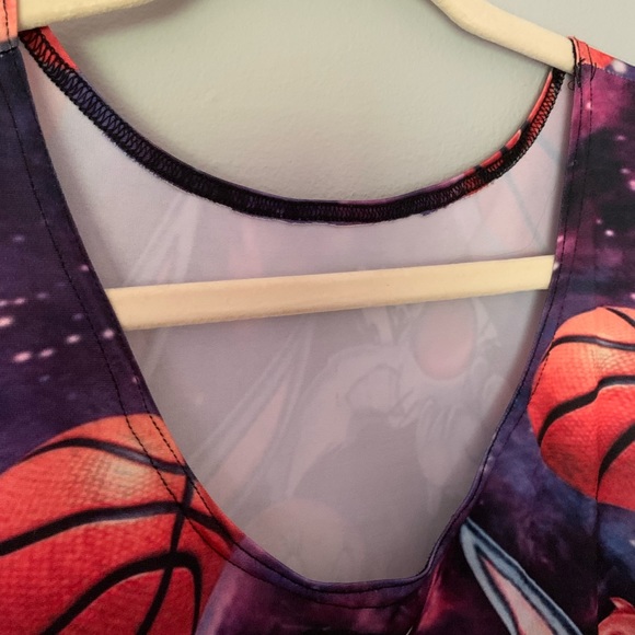 Space Jam Tune Squad tank top, stretchy, unisex Sz medium Material tag missing - Picture 4 of 7